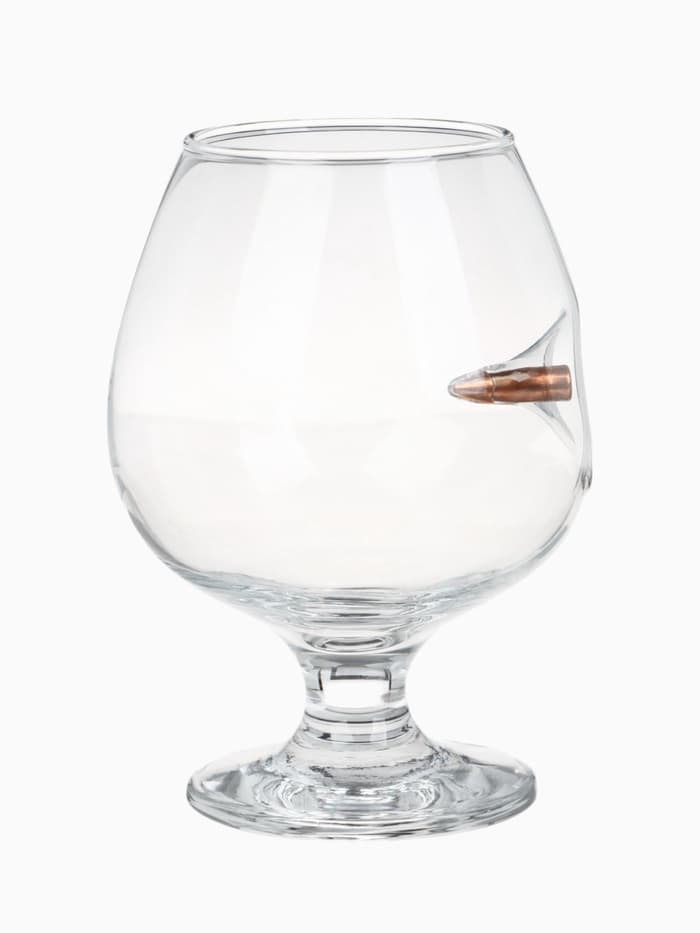Бокал для коньяка с пулей «Непробиваемый», 395 мл