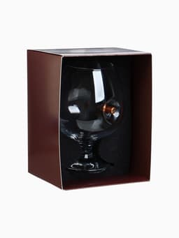 Бокал для коньяка с пулей «Непробиваемый», 395 мл