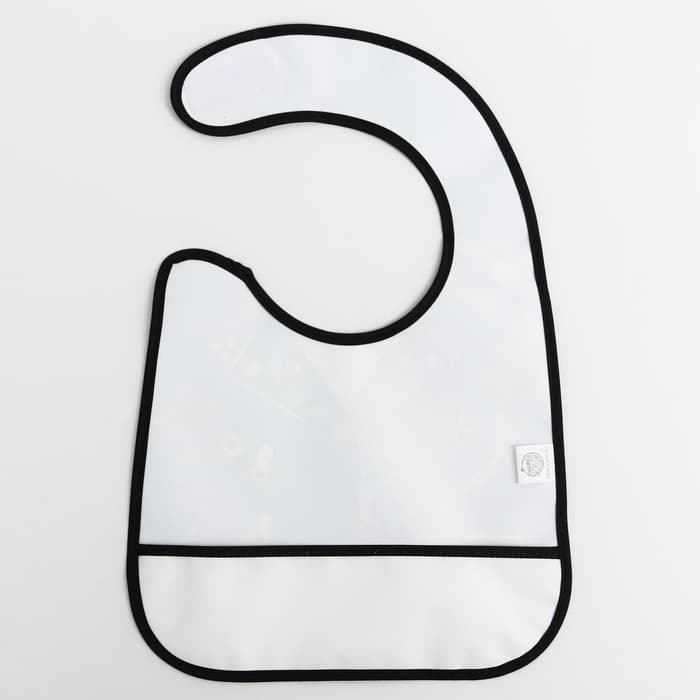 Нагрудник для кормления M&B «Rock star» непромокаемый на липучке, с карманом