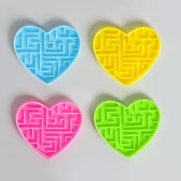 Головоломка лабиринт «Сердце», цвета МИКС