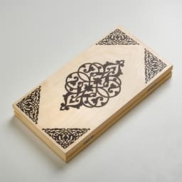 Настольная игра нарды TAKE IT EASY, деревянные большие, 30×30 см, кубик 2 шт.