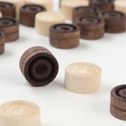 Фишки для нард и шашек, 30 шт., d=1.9 см, h=0.9 см, дерево
