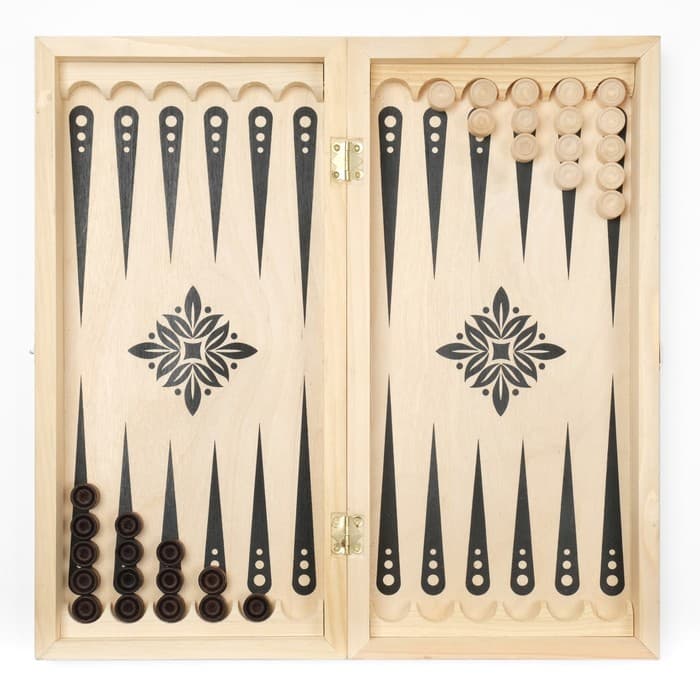 Фишки для нард и шашек, 30 шт., d=1.9 см, h=0.9 см, дерево