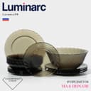 Столовый сервиз Luminarc Ocean Eclipse, 19 предметов, стекло, коричневый