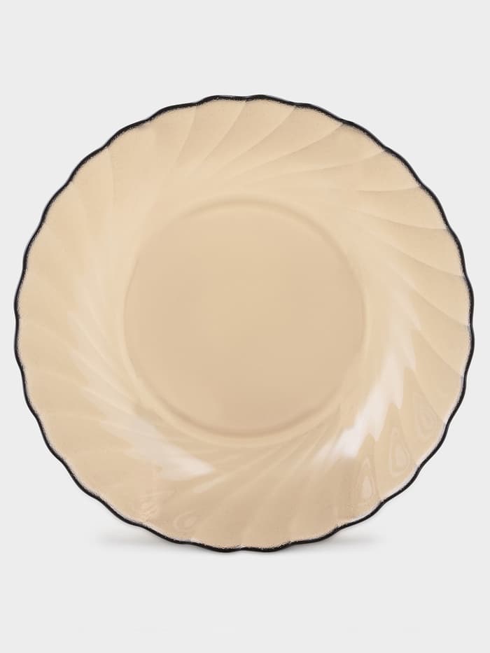 Тарелка глубокая Ocean Eclipse, 800 мл, d=20.5 см, стекло, коричневая