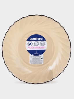 Тарелка глубокая Ocean Eclipse, 800 мл, d=20.5 см, стекло, коричневая