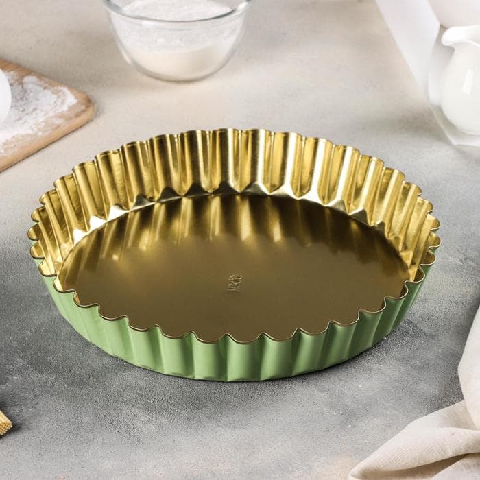 Форма для выпечки торта «Солнце», d=27.5 см, h=5.5 см, антипригарное покрытие, цвет МИКС