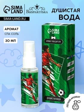 Душистая вода для мальчиков «Аромат победителя», аромат спа соль, 30 мл