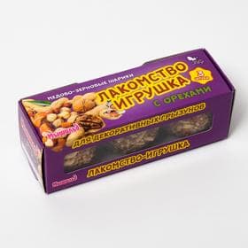 Медово-зерновые шарики для грызунов с орехами, 60 г×3 шт.