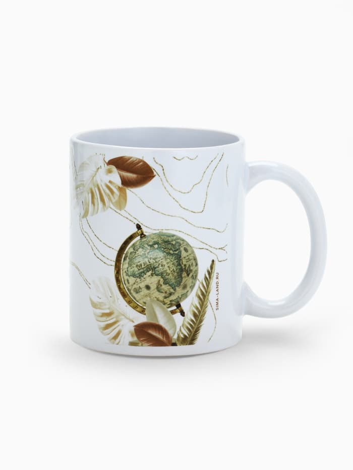 Кружка чайная керамическая «Золотому учителю», 320 мл