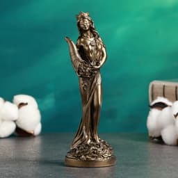 Фигурка «Фортуна», 19 см, под бронзу, мраморная крошка