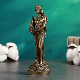 Фигурка «Фортуна», 19 см, под бронзу, мраморная крошка