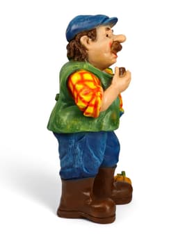 Садовая фигура из полистоуна «Дачник», 54×23×36 см