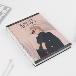 Планер для записи клиентов А5, 98 листов, на гребне Make today, в твердой обложке с уф-лаком