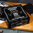 Подарочная коробка «100% Мужик», чёрный, 30×10×27 см