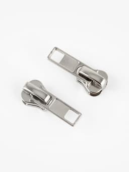 Бегунок автоматический «Классика» для молнии «Трактор», №5, 10 шт., цвет никель