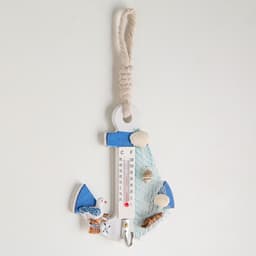 Декор настенный, панно с термометром «Якорь интерьерный», 12.5×9×2 см, МИКС