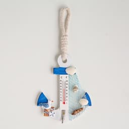 Декор настенный, панно с термометром «Якорь интерьерный», 12.5×9×2 см, МИКС