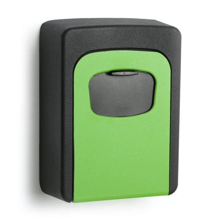 Сейф-ключница кодовая ТУНДРА, металлическая, усиленная, зелёный