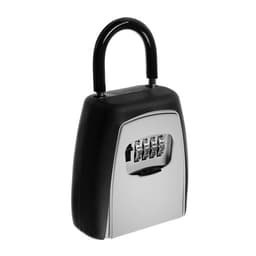 Ключница с кодовым замком ТУНДРА, с дужкой, серая, 80×70×35 мм