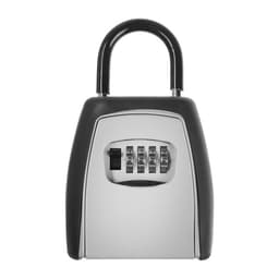 Ключница с кодовым замком ТУНДРА, с дужкой, серая, 80×70×35 мм