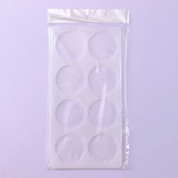 Форма для шоколада «Круг», силикон, 8 ячеек, 23.5×12×0.3 см, прозрачная