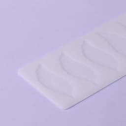 Форма для шоколада «Листочки», силикон, 6 ячеек, 22×9×0.3 см, прозрачная