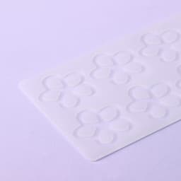 Форма для шоколада «Цветочки», силикон, 8 ячеек, 21×11×0.3 см, прозрачная