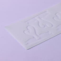 Форма для шоколада «Пара лебедей», силикон, 3 ячейки, 20×10.5×0.3 см, прозрачная