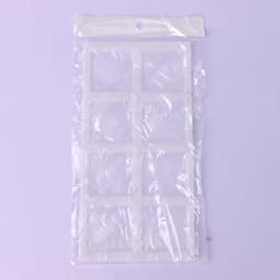 Форма для шоколада «Квадрат», силикон, 8 ячеек, 22.5×11×0.3 см, прозрачная