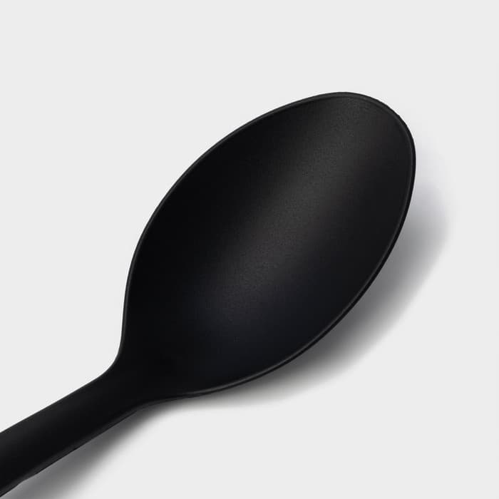 Ложка гарнирная Доляна «Орихалк», 30 см, чёрная