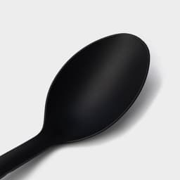 Ложка гарнирная Доляна «Орихалк», 30 см, чёрная