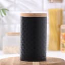 Банка для сыпучих «Сканди», 1.5 л, жесть, чёрная