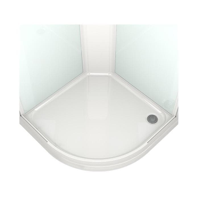 Душевая кабина DOMANI-Spa Delight 88, поддон 15 см, черные стенки, 80×80 см, тонированная
