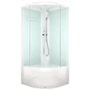 Душевая кабина DOMANI-Spa Delight 88 high, поддон 45 см, белые стенки, 80×80 см, матовая