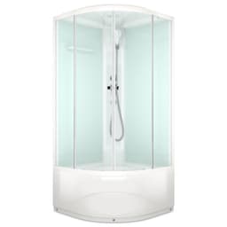 Душевая кабина DOMANI-Spa Delight 88 high, поддон 45 см, белые стенки, 80×80 см, матовая