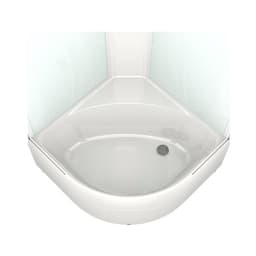 Душевая кабина DOMANI-Spa Delight 88 high, поддон 45 см, белые стенки, 80×80 см, матовая