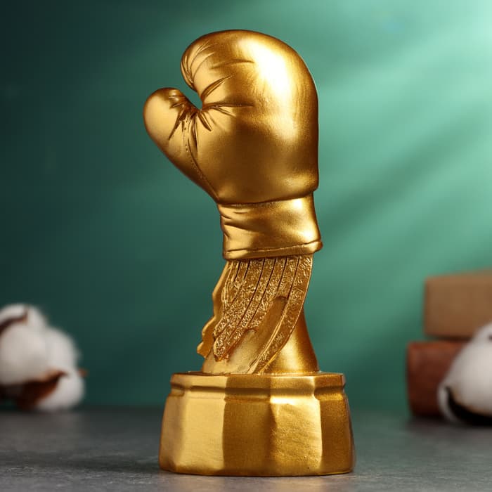 Кубок наградной с фигуркой «Бокс: перчатка», 15×7×6 см