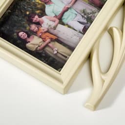 Фоторамка - коллаж на 5 фото «С сердцем», слоновая кость