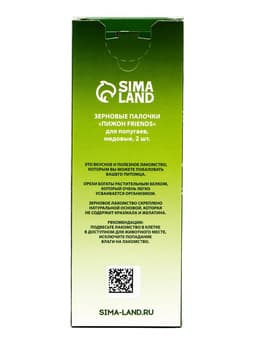 Зерновые палочки «Пижон» для птиц, медовые, 2 шт., 90 г