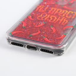 Чехол на телефон iPhone 7/8 с блёстками внутри Pepper, 6.8×14 см