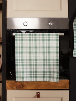 Полотенце «Этель. Эвкалипт», в клетку, 40×70 см, 100% хлопок, саржа 190 г/м²