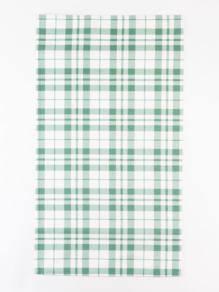 Полотенце «Этель. Эвкалипт», в клетку, 40×70 см, 100% хлопок, саржа 190 г/м²