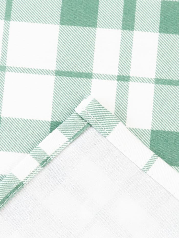 Полотенце «Этель. Эвкалипт», в клетку, 40×70 см, 100% хлопок, саржа 190 г/м²