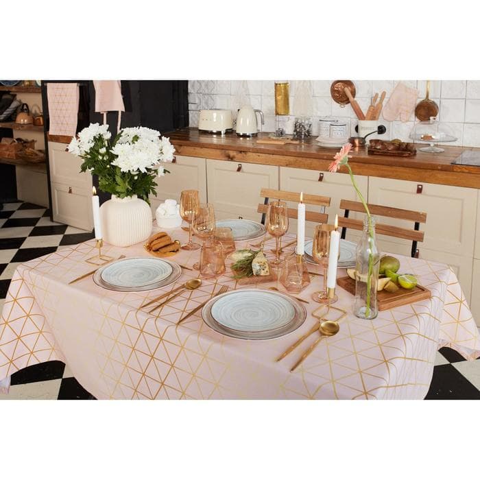 Скатерть «Этель» Real Beauty, 146×110 см, 100% хлопок, саржа 190 г/м²