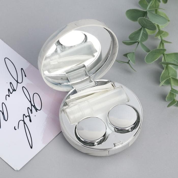 Контейнер для линз «Радуй себя», 7.5×7.5 см