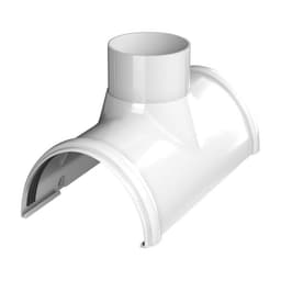 Воронка желоба «Технониколь», ПВХ, цвет белый