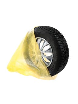 Пакеты для шин и колёс Cartage, R=12-R=18, 90×90 см, набор 4 шт.