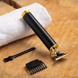 Машинка для стрижки LTRI-25, 5 Вт, 1200 мАч, насадка 1.5 мм, от АКБ, чёрная