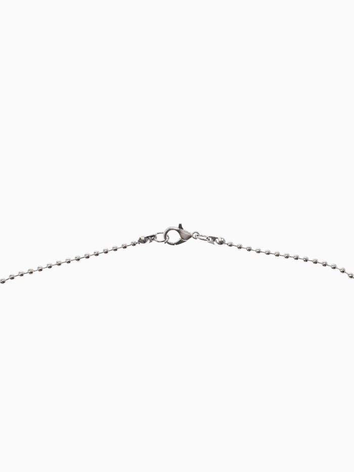 Бусы «Жемчужный мир», кольца с бусинами, белые в серебре, 90 см